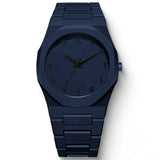Novo Relógio Masculino Moderno Simples Preto com Pulseira Casual de Quartzo Digital Árabe