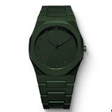 Novo Relógio Masculino Moderno Simples Preto com Pulseira Casual de Quartzo Digital Árabe